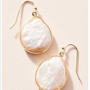 Anthropologie Pearl Drop Earrings
